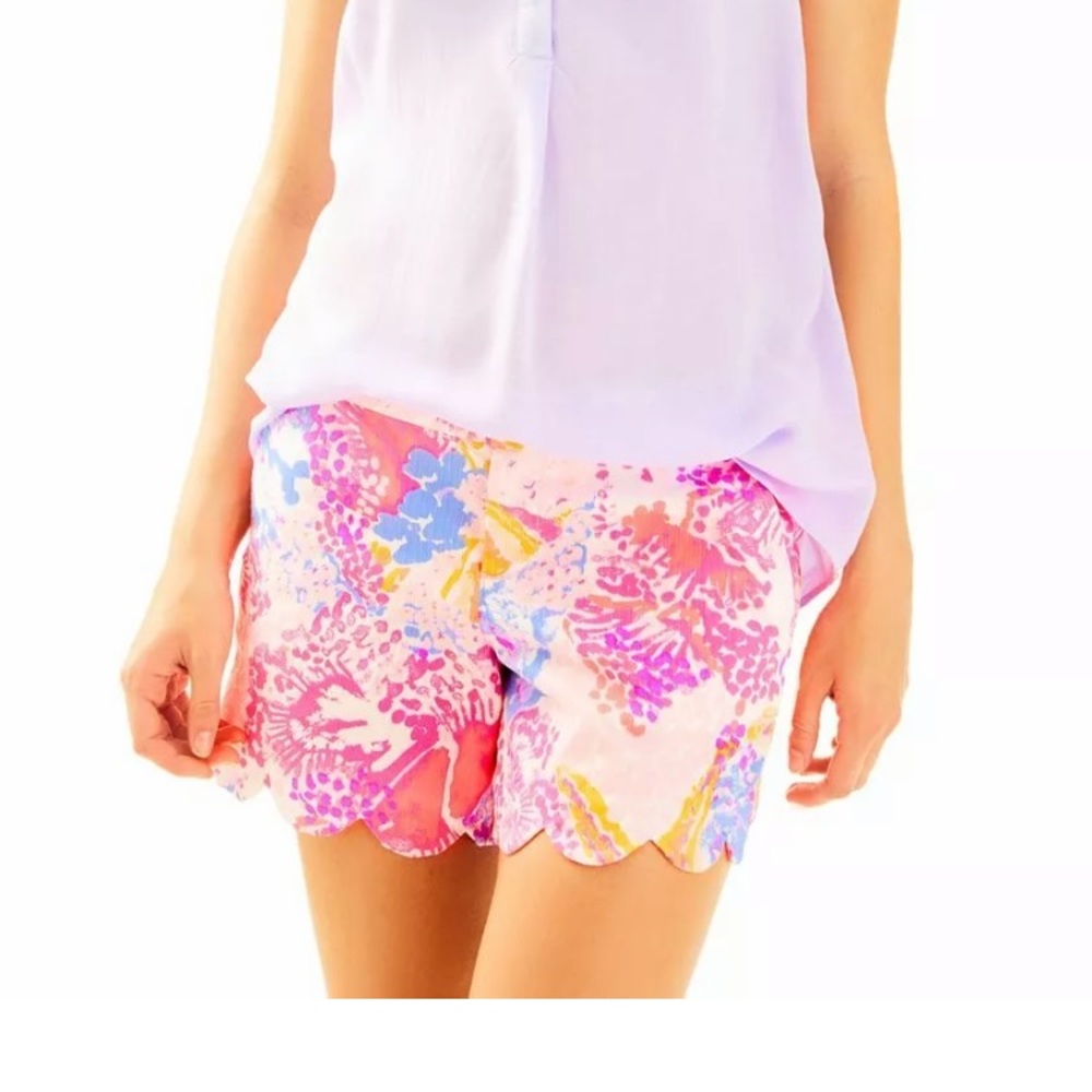 5” buttercup shorts - Paradise Pink Bohemian Beach